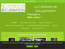 Tablet Screenshot of catalane-recuperation.com